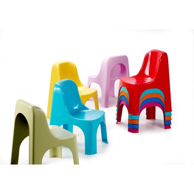 Dječje stolice u raznim veselim bojama 43x38x56